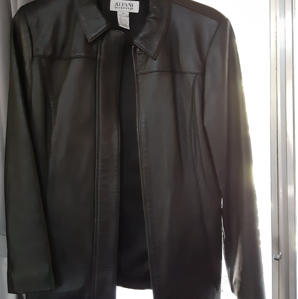 Ladies Alfani Leather Jacket